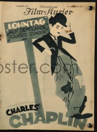 2t149 PAY DAY/DAY'S PLEASURE/SUNNYSIDE German program 1930 great art of Charlie Chaplin + photos!