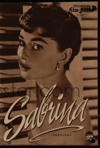 2t165 SABRINA Film-Buhne German program 1954 Audrey Hepburn, Bogart, Holden, Wilder, different!