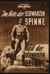 2t182 SUPERMAN German program 1953 Kirk Alyn, classic comic book super hero, different!
