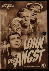 2t198 WAGES OF FEAR German program 1953 Yves Montand, Henri-Georges Clouzot, different images!