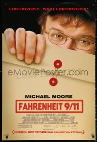 2y0036 FAHRENHEIT 9/11 DS Canadian 1sh 2004 Michael Moore documentary about September 11, 2001!