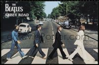 2y0424 BEATLES 22x34 commercial poster 2002 John, Paul, George & Ringo crossing Abbey Road!