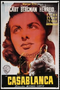 2y0428 CASABLANCA 24x36 commercial poster 1992 super close-up Ingrid Bergman, but no Bogart!