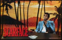 2y0453 SCARFACE 22x35 commercial poster 2000s Al Pacino as Tony Montana pointing gun!
