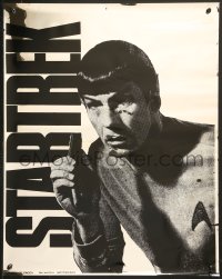 2y0461 STAR TREK foil 20x25 commercial poster 1970s great different image of Mr. Spock!