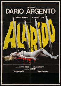 2y0002 SUSPIRIA 28x39 South American poster 1977 classic Dario Argento horror, different horror art!