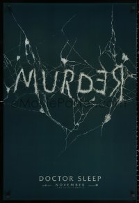 2y0673 DOCTOR SLEEP teaser DS 1sh 2019 Shining sequel, McGregor, Redrum/Murder in broken mirror!