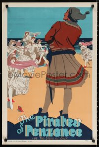 2y0401 PIRATES OF PENZANCE stage play English double crown 1920 art from Gilbert & Sullivan opera!