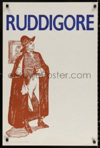 2y0403 RUDDIGORE stage play English double crown 1930s art from Gilbert & Sullivan comedy opera!