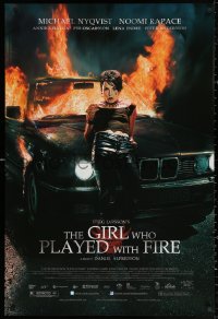 2y0720 GIRL WHO PLAYED WITH FIRE DS 1sh 2010 Larsson's Flickan som lekte med elden, Noomi Rapace!