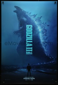 2y0726 GODZILLA: KING OF THE MONSTERS teaser DS 1sh 2019 great full-length image of the creature!