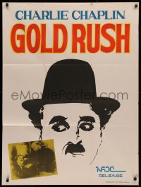 2y0051 GOLD RUSH Indian R1970s Charlie Chaplin classic, cool different artwork!
