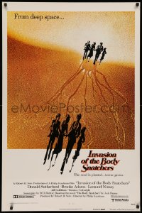 2y0758 INVASION OF THE BODY SNATCHERS advance 1sh 1978 Philip Kaufman sci-fi, no book logo design!