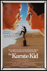 2y0774 KARATE KID 1sh 1984 Pat Morita, Ralph Macchio, teen martial arts classic!