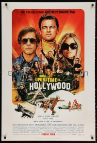 2y0843 ONCE UPON A TIME IN HOLLYWOOD int'l advance DS 1sh 2019 Tarantino, montage art by Chorney!
