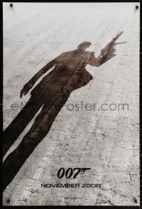 2y0872 QUANTUM OF SOLACE teaser DS 1sh 2008 Daniel Craig as James Bond, cool shadow image!
