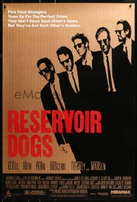 2y0880 RESERVOIR DOGS 1sh 1992 Quentin Tarantino classic, Keitel, Buscemi, Madsen & Tim Roth!