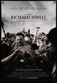 2y0892 RICHARD JEWELL advance DS 1sh 2019 Hauser in the title role, directed by Clint Eastwood!