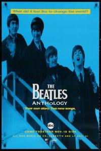 2y0325 BEATLES ANTHOLOGY tv poster 1995 cool image of McCartney, Harrison, Ringo & Lennon!
