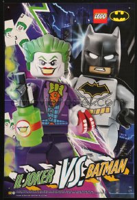 2y0341 LEGO BATMAN 2-sided 11x17 Italian advertising poster 2019 Kane, DC Comics, video game promo!