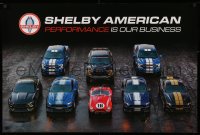2y0532 SHELBY AMERICAN 24x36 special poster 1990s great image of several serious muscle cars!