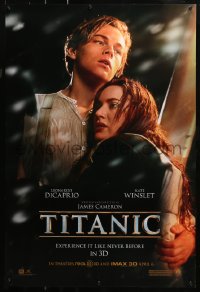 2y0992 TITANIC IMAX DS 1sh R2012 Leonardo DiCaprio & Winslet, Cameron, collide with destiny!
