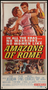 2z0345 AMAZONS OF ROME 3sh 1963 Jourdan, in all the eras there were no women warriors like this!