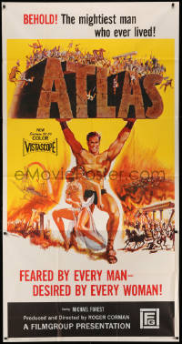 2z0348 ATLAS 3sh 1961 strongman Michael Forest is feared by every man & desired by every woman!