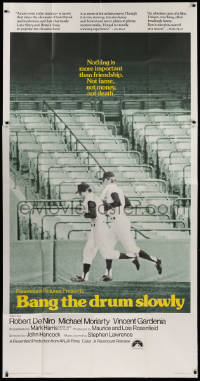 2z0350 BANG THE DRUM SLOWLY int'l 3sh 1973 Robert De Niro, New York Yankees baseball stadium!