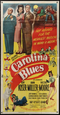 2z0367 CAROLINA BLUES 3sh 1944 Kay Kyser and His Band, Victor Mature, sexy dancer Ann Miller!