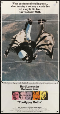 2z0397 GYPSY MOTHS 3sh 1969 Burt Lancaster, Deborah Kerr, John Frankenheimer, cool sky diving image!