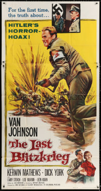 2z0414 LAST BLITZKRIEG 3sh 1959 Van Johnson, master plot of the master criminal of all history!