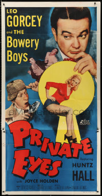 2z0455 PRIVATE EYES 3sh 1953 Leo Gorcey & The Bowery Boys are detectives, sexy Joyce Holden!