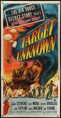 2z0488 TARGET UNKNOWN 3sh 1951 never before told United States Air Force secret story, cool art!