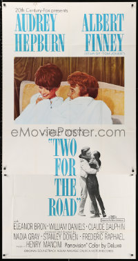 2z0505 TWO FOR THE ROAD 3sh 1967 Audrey Hepburn & Albert Finney in bed, directed by Stanley Donen!