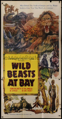 2z0516 WILD BEASTS AT BAY 3sh 1947 from the Arctic to the jungles of Africa in one night!