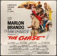 2z0085 CHASE 6sh 1966 Marlon Brando, Jane Fonda, Robert Redford, directed by Arthur Penn!