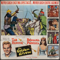 2z0088 GOLDEN ARROW 6sh 1963 Tab Hunter, sexy Rossana Podesta, amazing magic & high adventure!