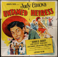 2z0104 UNTAMED HEIRESS 6sh 1954 wacky country girl Judy Canova inherits a million dollars!