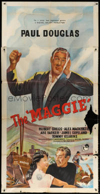 2z0008 MAGGIE English 3sh 1955 great art of American Paul Douglas in Ealing Studios production!