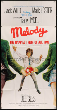 2z0009 MELODY English 3sh 1971 Mark Lester & Jack Wild in the happiest film of all time, rare!