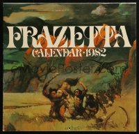 2z0024 FRANK FRAZETTA calendar 1982 filled with wonderful fantasy art prints!
