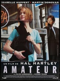 2z0759 AMATEUR French 1p 1994 Isabelle Huppert, Martin Donovan, murder, ecstasy, redemption!