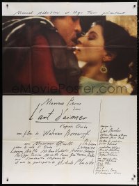 2z0773 ART OF LOVE French 1p 1983 Walerian Borowczyk's Ars Amandi, Marina Piero, fantasy romance!