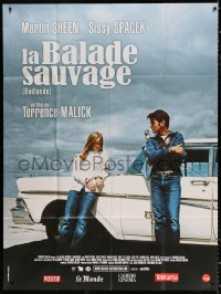 2z0780 BADLANDS French 1p R2010s Terrence Malick's cult classic, Martin Sheen & Sissy Spacek!
