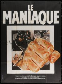 2z0783 BARE KNUCKLES French 1p 1978 Michel Voillot art of fist punching through the poster, rare!