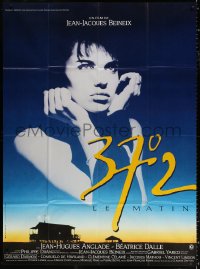 2z0787 BETTY BLUE French 1p 1986 Jean-Jacques Beineix, close up of pensive Beatrice Dalle in sky!