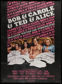 2z0797 BOB & CAROL & TED & ALICE French 1p 1970 Natalie Wood, Elliott Gould, Dyan Cannon, Robert Culp