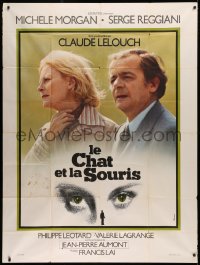 2z0815 CAT & MOUSE French 1p 1979 Le Chat et la Souris, Claude Lelouch, Rene Ferracci art!