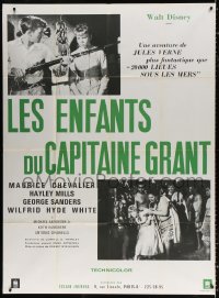 2z0970 IN SEARCH OF THE CASTAWAYS French 1p 1963 Jules Verne & Disney, Hayley Mills, Jules Verne